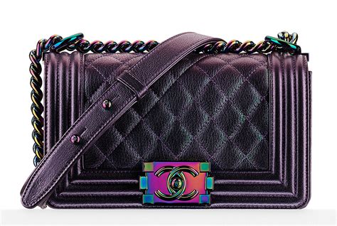 Chanel Mermaid/Iridescent Boy Bag 